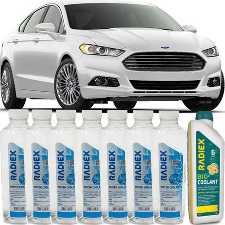 Kit aditivo radiador bio coolant superconcentrado amarelo + agua desmineralizada - fusion 2009 a 2015 - kit00997 - Radiex é boa?