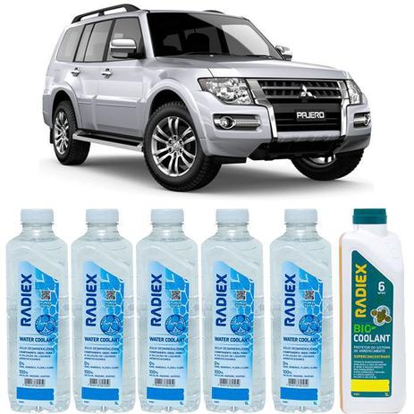 Kit aditivo radiador bio coolant superconcentrado amarelo + agua desmineralizada - mitsubishi pajero - r1883 - Radiex é ruim? Kit aditivo radiador bio coolant superconcentrado amarelo + agua desmineralizada - mitsubishi pajero - r1883 - Radiex é boa?