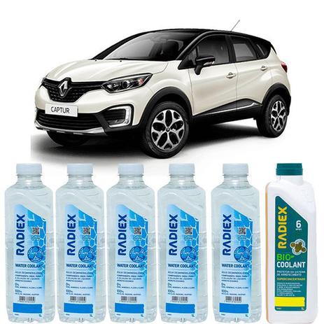 Kit aditivo radiador bio coolant superconcentrado amarelo + agua desmineralizada - renault captur - r1883 - Radiex é ruim? Kit aditivo radiador bio coolant superconcentrado amarelo + agua desmineralizada - renault captur - r1883 - Radiex é boa?