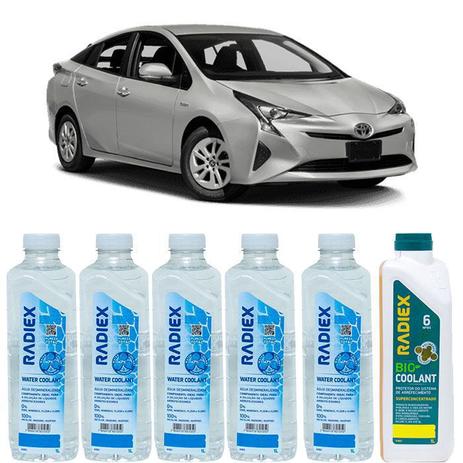 Kit aditivo radiador bio coolant superconcentrado amarelo + agua desmineralizada - toyota prius - r1883 - Radiex é boa?