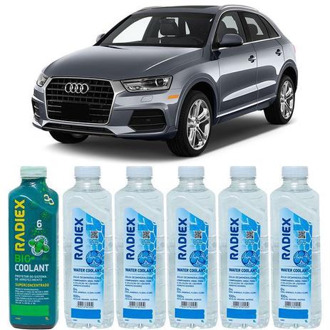 Kit aditivo radiador bio coolant superconcentrado verde + agua desmineralizada - audi q3 - r1882 - Radiex é boa?