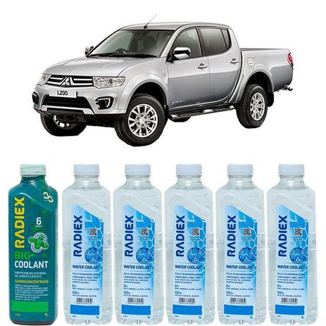 Kit aditivo radiador bio coolant superconcentrado verde + agua desmineralizada - mitsubishi l200 - r1882 - Radiex é boa?