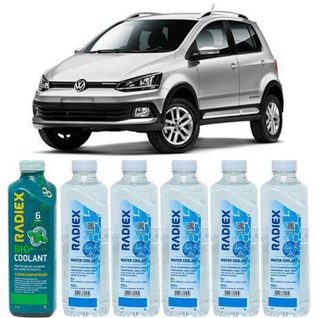 Kit aditivo radiador bio coolant superconcentrado verde + agua desmineralizada - volkswagen fox crossfox - r1882 - Radiex é boa?