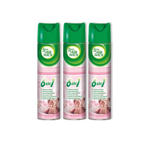 Kit Aerossol Cheirinho de Talco 360Ml 3 Unidades - Finish Menor preço em Kit Aerossol Cheirinho de Talco 360Ml 3 Unidades - Finish
