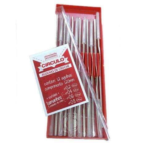 Kit Agulhas Crochê Aço inoxidável 12 Agulhas Sortidas 0.90mm à 1.5mm - Círculo s/a é ruim? Kit Agulhas Crochê Aço inoxidável 12 Agulhas Sortidas 0.90mm à 1.5mm - Círculo s/a é boa?