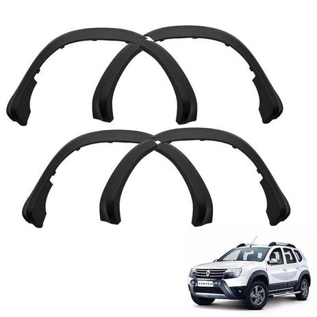 Kit Alargador de Paralamas Duster 2015 a 2020 Preto - Tgpoli Menor preço em Kit Alargador de Paralamas Duster 2015 a 2020 Preto - Tgpoli