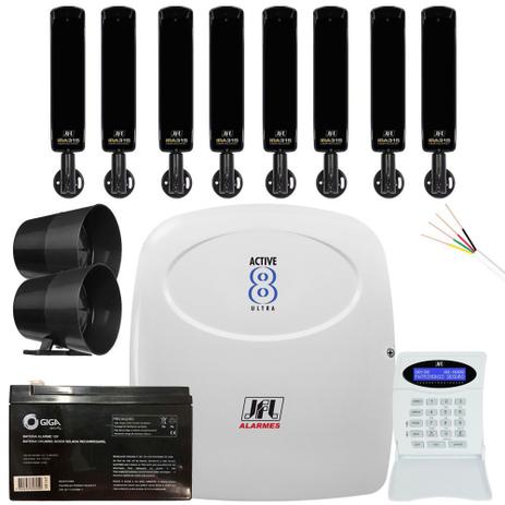 Kit Alarme Active 8 Ultra Com Sensor Iva Ira 315 Jfl - Jfl alarmes Menor preço em Kit Alarme Active 8 Ultra Com Sensor Iva Ira 315 Jfl - Jfl alarmes