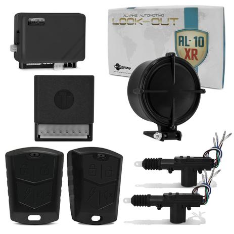 Kit Alarme Carro Look Out AL-10XR Universal + Trava Elétrica Tech One 2 Portas Dupla Serventia Menor preço em Kit Alarme Carro Look Out AL-10XR Universal + Trava Elétrica Tech One 2 Portas Dupla Serventia