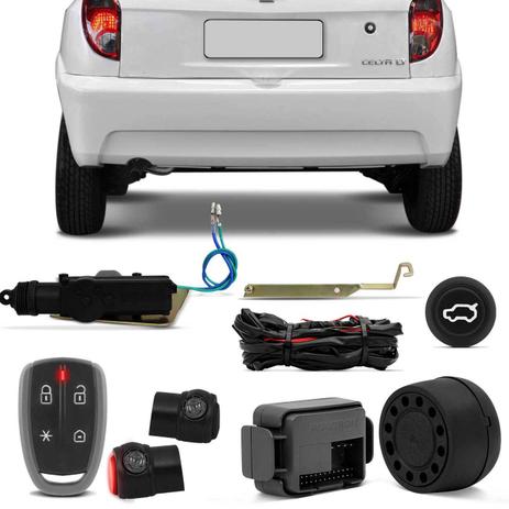 Kit Alarme Carro Pósitron Keyless KL360 Celta 2000 a 2005 Função Pânico + Trava Elétrica Porta Malas - Prime Menor preço em Kit Alarme Carro Pósitron Keyless KL360 Celta 2000 a 2005 Função Pânico + Trava Elétrica Porta Malas - Prime