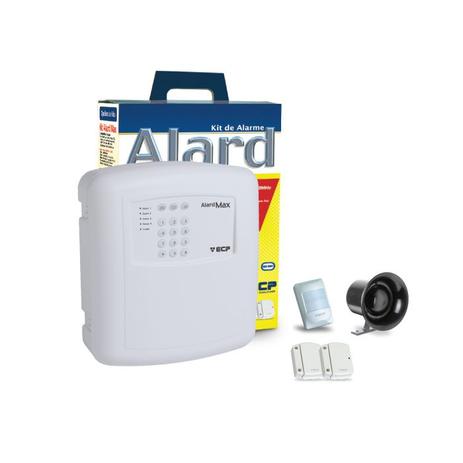 Kit Alarme com sensores sem fio e discadora telefonica ECP Alard Max1 - Iso 9001 Menor preço em Kit Alarme com sensores sem fio e discadora telefonica ECP Alard Max1 - Iso 9001