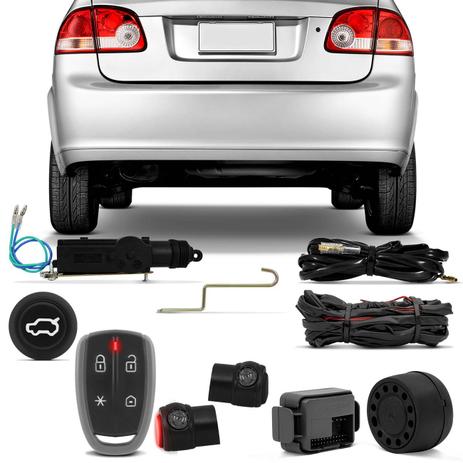 Kit Alarme Corsa Classic 2005 2006 2007 2008 2009 Função Pânico + Trava Elétrica de Porta Malas - Kit Segurança Menor preço em Kit Alarme Corsa Classic 2005 2006 2007 2008 2009 Função Pânico + Trava Elétrica de Porta Malas - Kit Segurança