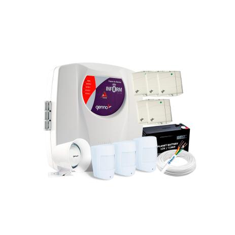 Kit Alarme Genno 8 Sensores Já Programado Menor preço em Kit Alarme Genno 8 Sensores Já Programado
