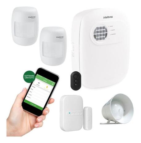Menor preço em Kit Alarme Intelbras Monitorado Aplicativo Celular 3 Sensor