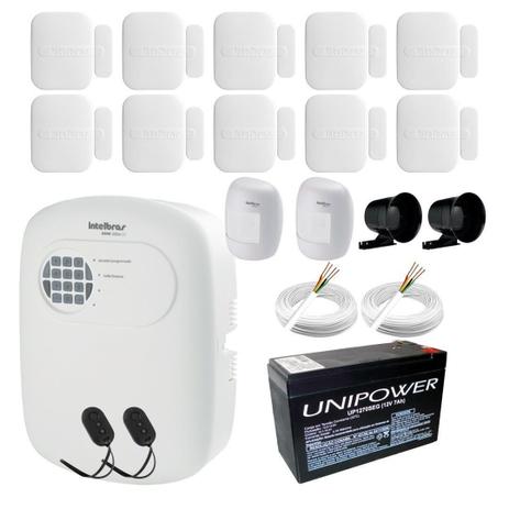 Kit Alarme Intelbras Sem Fio Central ANM 3004 st não Monitorada + 12 Sensores + Acessórios é boa?