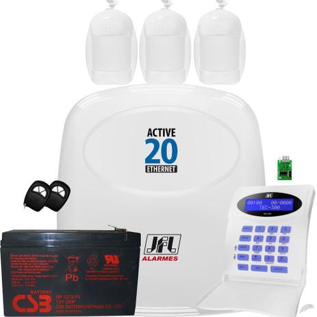 Kit Alarme Monitorado Active 20 Ethernet Acesso Via App Celular - Jfl alarmes Menor preço em Kit Alarme Monitorado Active 20 Ethernet Acesso Via App Celular - Jfl alarmes