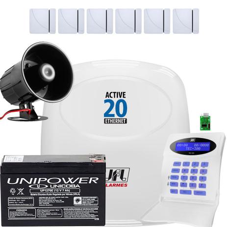 Kit Alarme Monitorado Active 20 Ethernet Jfl Sensores Shc Fit Jfl - Jfl alarmes Menor preço em Kit Alarme Monitorado Active 20 Ethernet Jfl Sensores Shc Fit Jfl - Jfl alarmes
