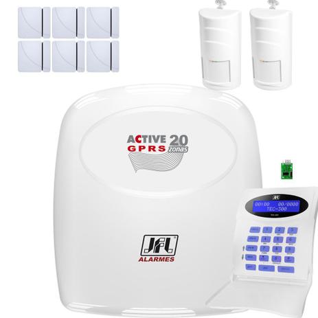 Kit Alarme Monitorado Active 20 Gprs Jfl + Sensores Sem Fio - Jfl alarmes Menor preço em Kit Alarme Monitorado Active 20 Gprs Jfl + Sensores Sem Fio - Jfl alarmes