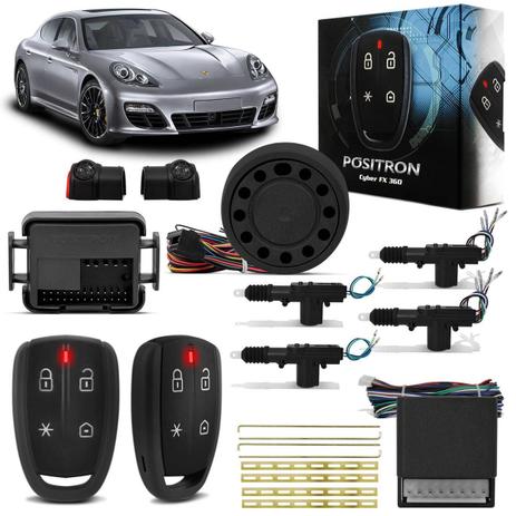 Kit Alarme para carro Pósitron Cyber FX360 Universal + Trava Elétrica 4 Portas Dupla Serventia - Positron Menor preço em Kit Alarme para carro Pósitron Cyber FX360 Universal + Trava Elétrica 4 Portas Dupla Serventia - Positron