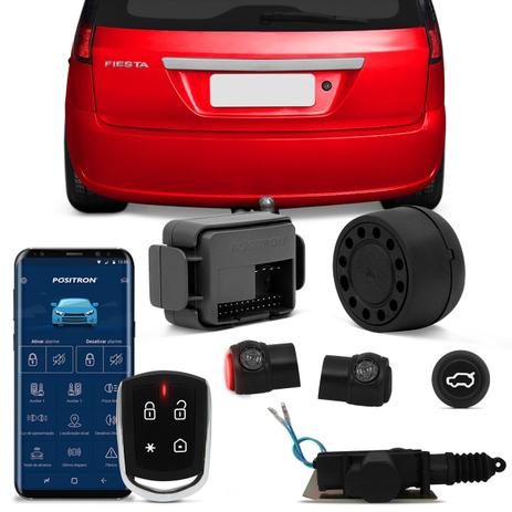 Kit Alarme Pósitron Cyber PX360BT + Abertura Porta Malas Fiesta Amazon 2002 a 2014 Abre Botão Alarme - Prime é boa?