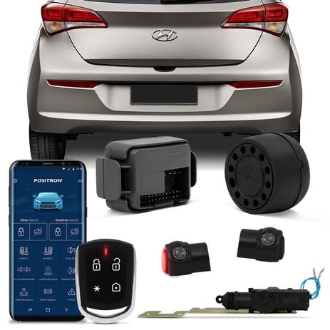 Kit Alarme Pósitron Cyber PX360BT + Abertura Porta Malas Hb20 Hatch 2013 a 2017 Abre Botão Alarme - Prime é boa?