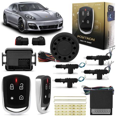 Kit Alarme Pósitron Cyber PX360BT Comando Bluetooth + Trava Elétrica 4 Portas Dupla Serventia - Positron é boa?