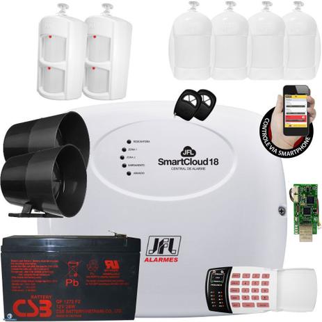 Kit Alarme Residencial 18 Zonas Smartcloud 18 Jfl Com Teclado - Jfl alarmes Menor preço em Kit Alarme Residencial 18 Zonas Smartcloud 18 Jfl Com Teclado - Jfl alarmes
