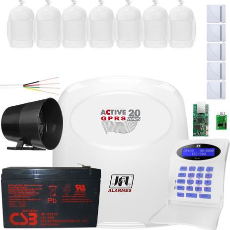 Kit Alarme Residencial Active 20 Gprs Jfl Com Ethernet E Sensores Jfl - Jfl alarmes Menor preço em Kit Alarme Residencial Active 20 Gprs Jfl Com Ethernet E Sensores Jfl - Jfl alarmes