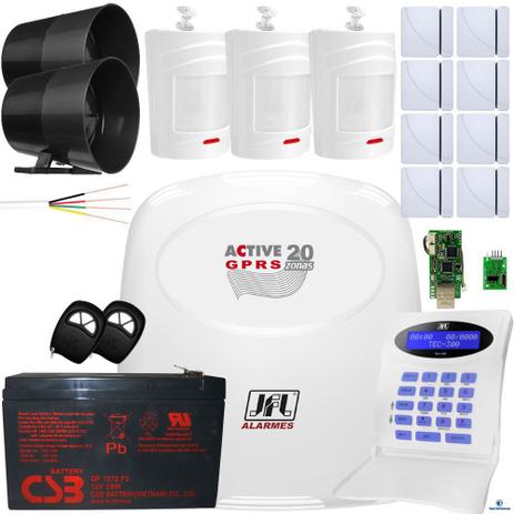 Kit Alarme Residencial Active 20 Gprs Jfl Com Sensores Sem Fio - Jfl alarmes Menor preço em Kit Alarme Residencial Active 20 Gprs Jfl Com Sensores Sem Fio - Jfl alarmes