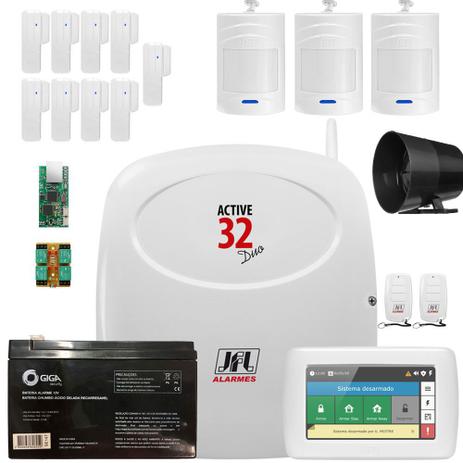 Kit Alarme Residencial Active 32 Duo Jfl Com Sensor Sem Fio Jfl - Jfl alarmes Menor preço em Kit Alarme Residencial Active 32 Duo Jfl Com Sensor Sem Fio Jfl - Jfl alarmes