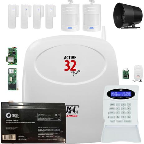 Kit Alarme Residencial Active 32 Duo Jfl Sem Fio Completo - Jfl alarmes Menor preço em Kit Alarme Residencial Active 32 Duo Jfl Sem Fio Completo - Jfl alarmes