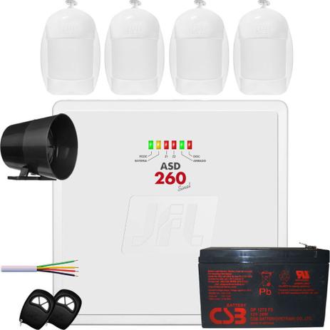 Kit Alarme Residencial Asd 260 Com Sensor Pet 20kg Jfl Completo - Jfl alarmes Menor preço em Kit Alarme Residencial Asd 260 Com Sensor Pet 20kg Jfl Completo - Jfl alarmes