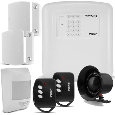 Kit Alarme Residencial Casa Comercial Ecp Alard Max 1 Sem Fio Sensor Infravermelho Sirene Menor preço em Kit Alarme Residencial Casa Comercial Ecp Alard Max 1 Sem Fio Sensor Infravermelho Sirene