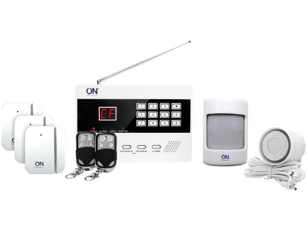 Kit Alarme Residencial/Comercial ON Eletrônicos - Guardião Sem Fio 3 Sensores com Controle Remoto