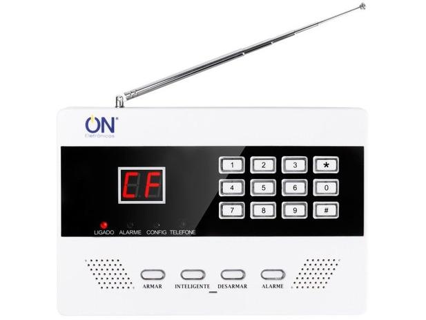 Kit Alarme Residencial/Comercial ON Eletrônicos - Guardião Sem Fio 3 Sensores com Controle Remoto