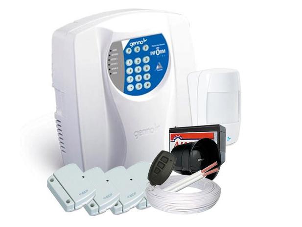 Kit Alarme Residencial e Comercial Sem Fio Genno Menor preço em Kit Alarme Residencial e Comercial Sem Fio Genno