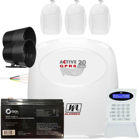 Kit Alarme Residencial Monitorado Active 20 Gprs Jfl - Jfl alarmes Menor preço em Kit Alarme Residencial Monitorado Active 20 Gprs Jfl - Jfl alarmes