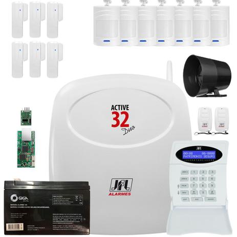 Kit Alarme Residencial Monitorado Active 32 Duo Jfl - Jfl Alarmes Menor preço em Kit Alarme Residencial Monitorado Active 32 Duo Jfl - Jfl Alarmes