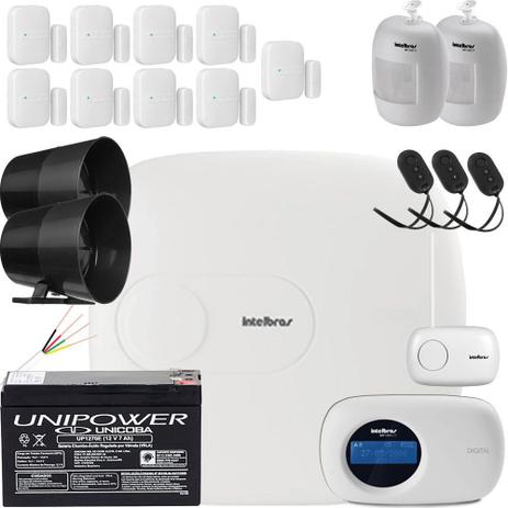 Kit Alarme Residencial Monitorado Intelbras Amt 1016 Net Completo Menor preço em Kit Alarme Residencial Monitorado Intelbras Amt 1016 Net Completo