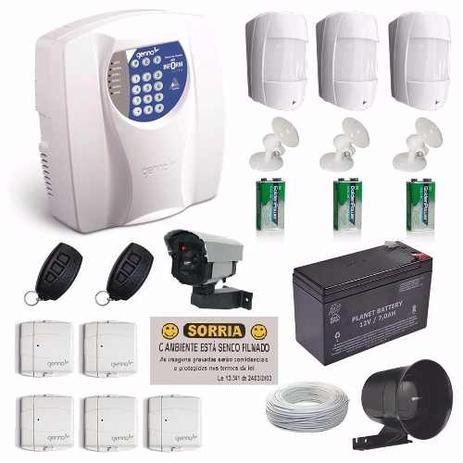 Kit Alarme Residencial Ou Comercial C/ Sensor Sem Fio Genno Menor preço em Kit Alarme Residencial Ou Comercial C/ Sensor Sem Fio Genno