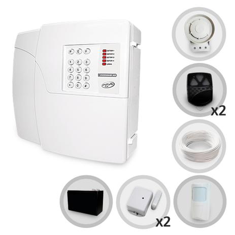Kit Alarme Residencial PPA 3 Sensores Sem Fio Discadora + Bateria(Controles e Sensores Configurados) Menor preço em Kit Alarme Residencial PPA 3 Sensores Sem Fio Discadora + Bateria(Controles e Sensores Configurados)