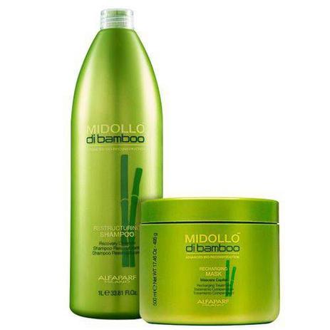 Kit Alfaparf Midollo di Bamboo Shampoo 1 Litro Máscara 500gr Menor preço em Kit Alfaparf Midollo di Bamboo Shampoo 1 Litro Máscara 500gr