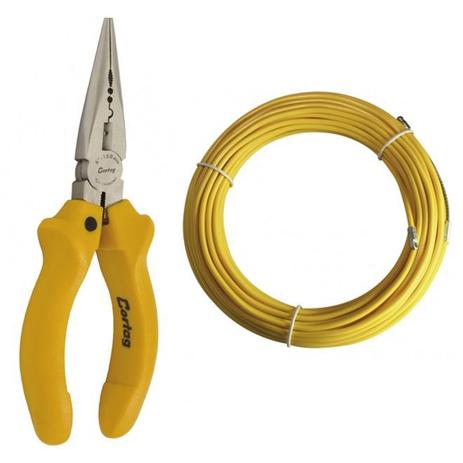 Kit Alicate Eletricista AC 6 Pol. E Passador De Fios Alma De Aço 15m 200mm Cortag. é boa?