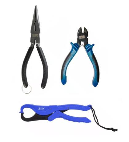 Kit Alicates Para Pesca Bico Troca Argola Corte Pega Peixe Marine Sports Menor preço em Kit Alicates Para Pesca Bico Troca Argola Corte Pega Peixe Marine Sports