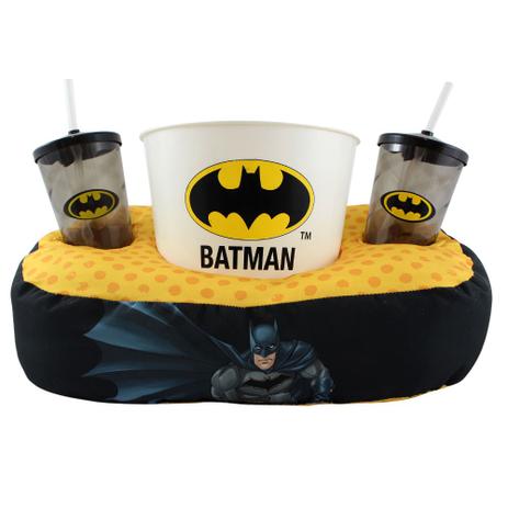 Kit almofada pipoca fibra batman. - Zc Menor preço em Kit almofada pipoca fibra batman. - Zc