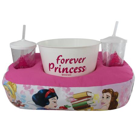 Kit almofada pipoca fibra princesas - Zc Menor preço em Kit almofada pipoca fibra princesas - Zc