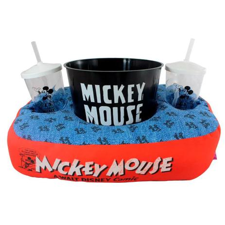 Kit Almofada Porta Pipoca Mickey Mouse - Zona criativa Menor preço em Kit Almofada Porta Pipoca Mickey Mouse - Zona criativa
