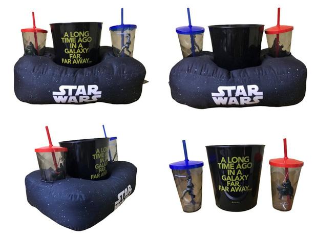 Kit Almofada Porta Pipoca Star Wars Galaxia Zona Criativa