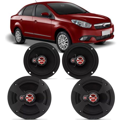 Kit Alto Falante Original Fiat Siena 2004 A 2016 Idea 2006 A 2016 6” 200W RMS 4 Peças Foxer KF.037P Menor preço em Kit Alto Falante Original Fiat Siena 2004 A 2016 Idea 2006 A 2016 6” 200W RMS 4 Peças Foxer KF.037P