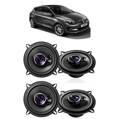 Kit Alto Falantes de Porta Pioneer Novo Megane Renault Menor preço em Kit Alto Falantes de Porta Pioneer Novo Megane Renault