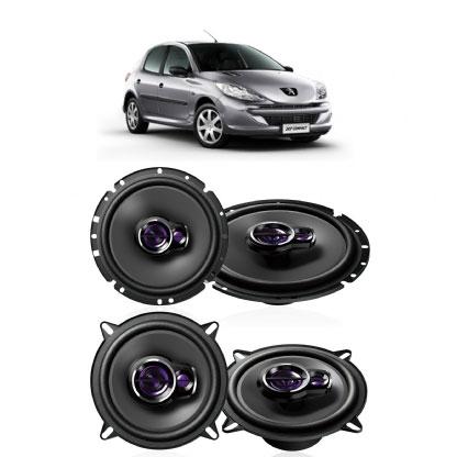 Kit Alto Falantes de Porta Pioneer Peugeot 207 Menor preço em Kit Alto Falantes de Porta Pioneer Peugeot 207